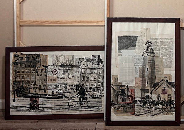 two modern art pieces inspired by Denmark